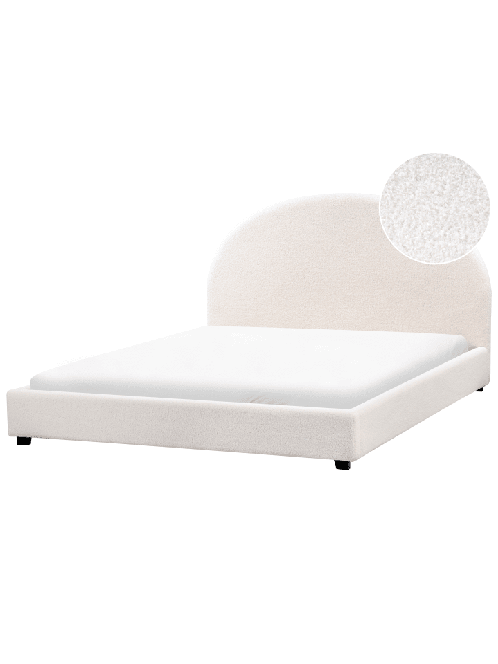 Beliani Doppelbett VAUCLUSE in Weiß - (W) 174 x (H) 112 x (L) 214 cm günstig kaufen onesize