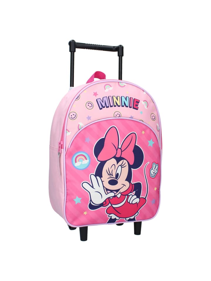 Disney Minnie Mouse Disney Minnie Mouse Koffer Trolley Rucksack Schulrucksack Rosa in Rosa günstig kaufen 33 x 24 cm