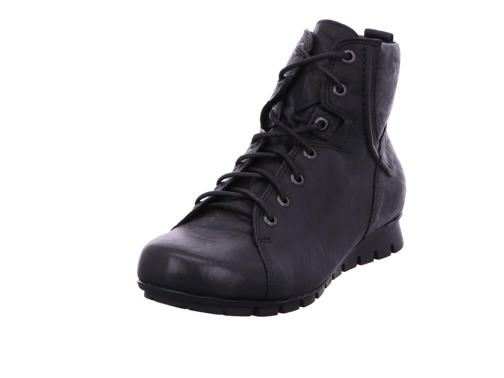 THINK Schnür-Stiefeletten schwarz MENSCHA