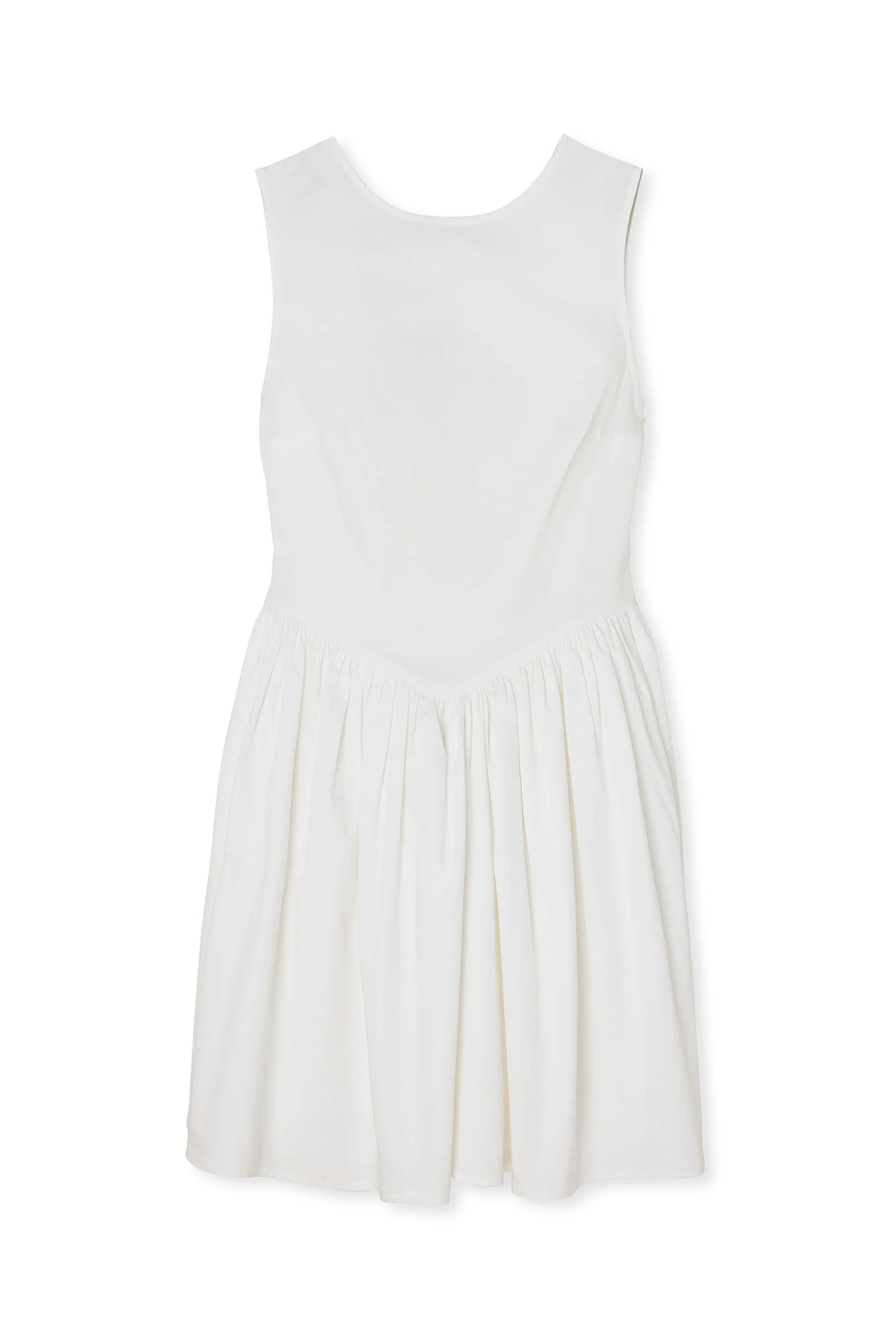 Minikleid mit tiefem Rückenausschnitt und Schleife
