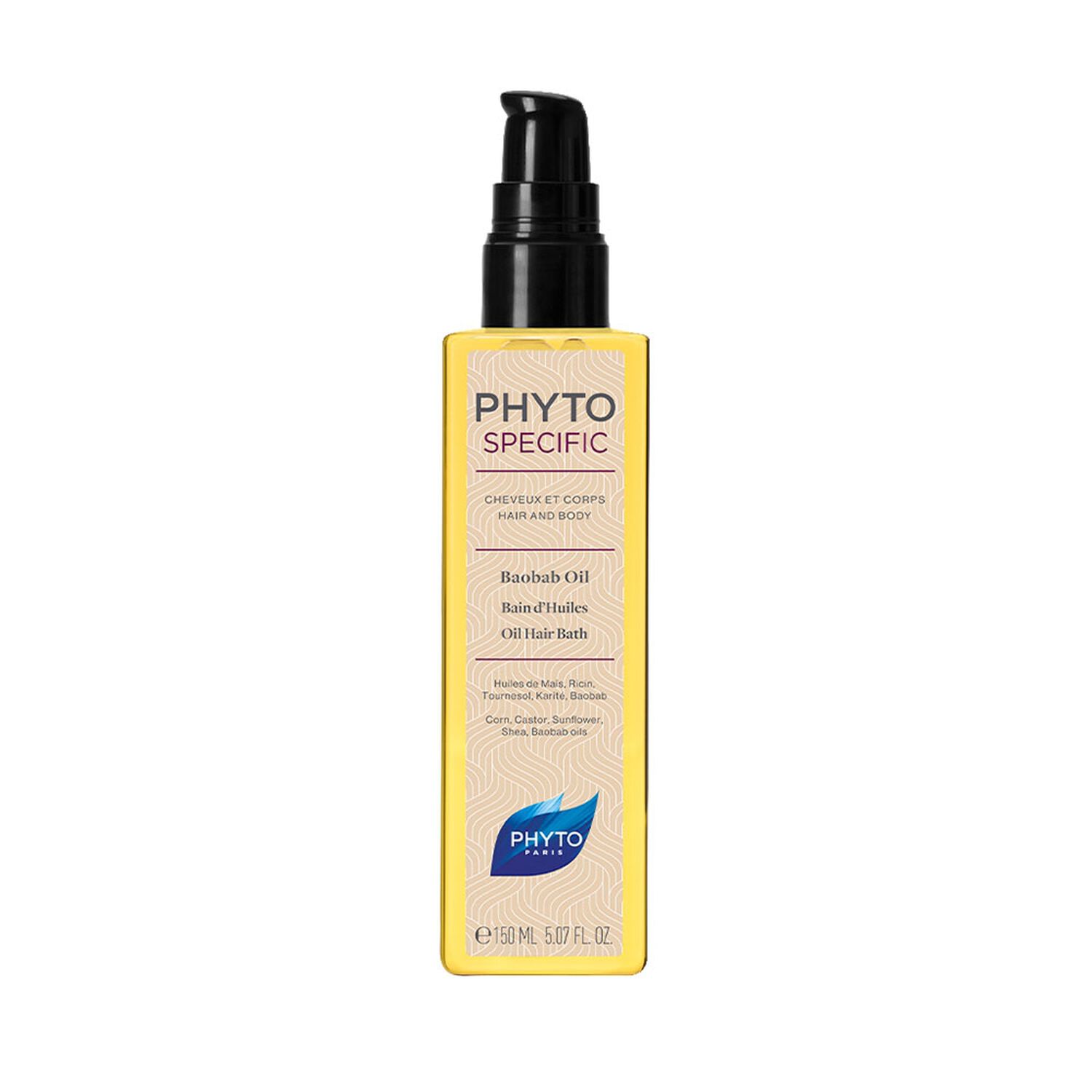 Phyto Phytospécific Huile De Baobab - Cheveux Bouclés, Texturés ou Défrisés 150 ml