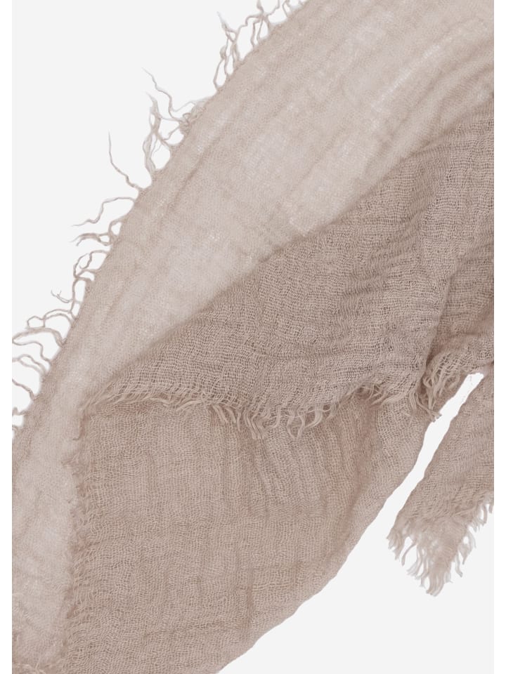 SASSYCLASSY Musselin Schals in Taupe günstig kaufen onesize