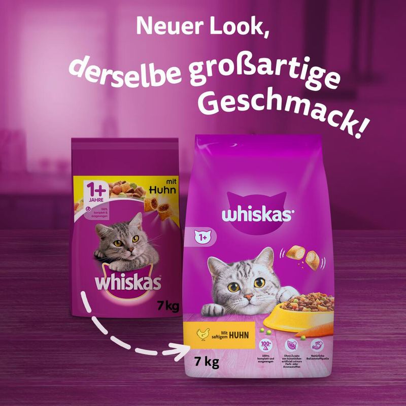 Whiskas 1+ Huhn Trockenfutter zu TOP-Preisen