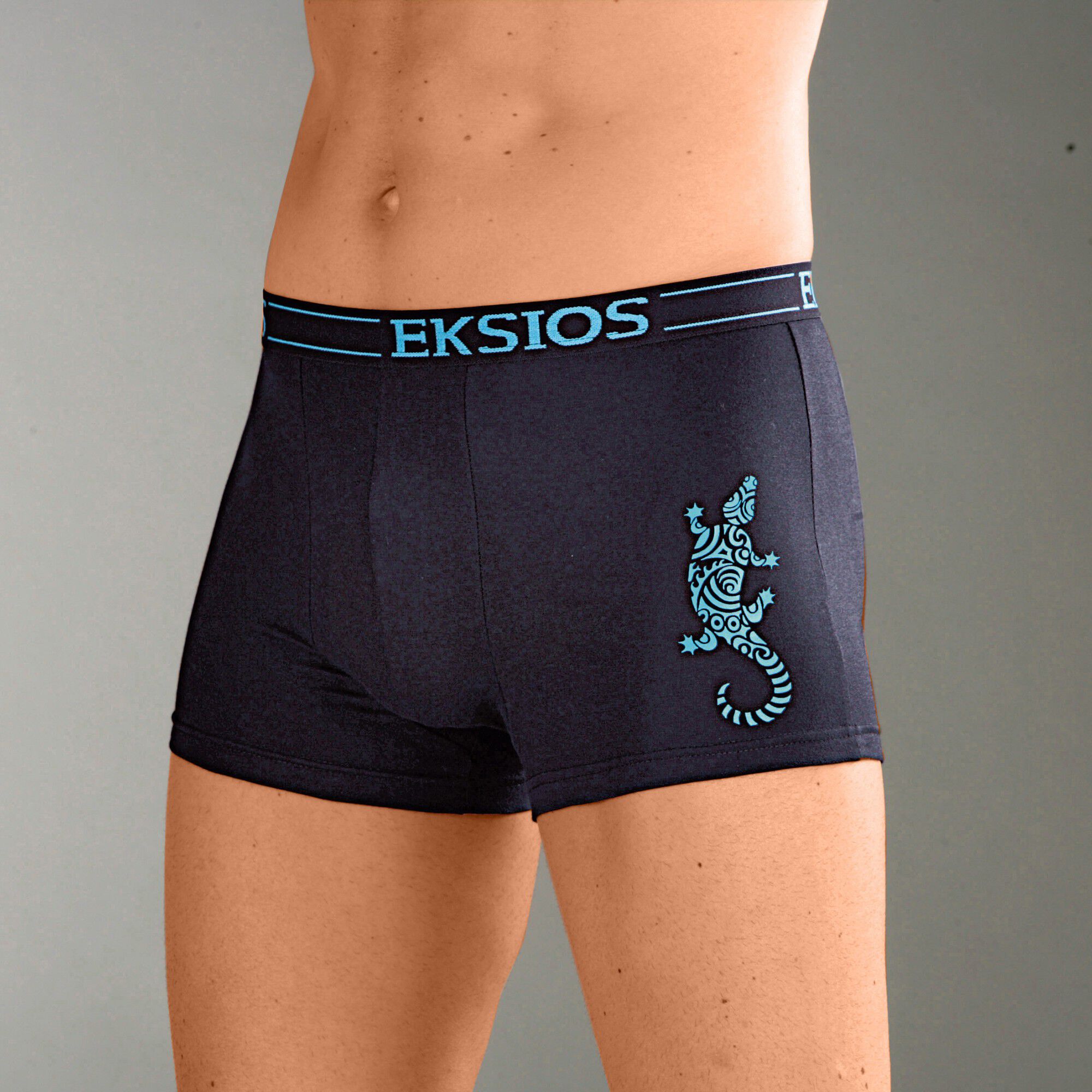 Boxer fermé élastiqué motif 