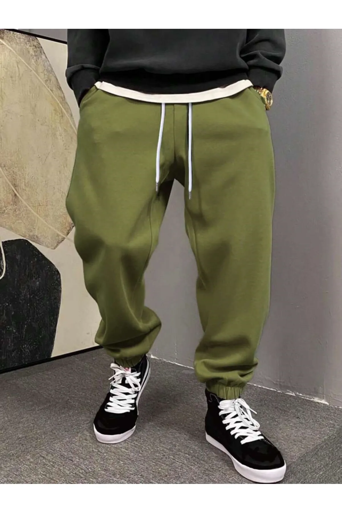 MOONBULL  Jogginghose - Khaki - Relaxed