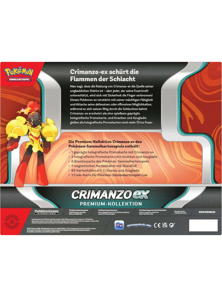 Pokémon Pokémon Premium-Kollektion Crimanzo-ex in Mehrfarbig ab 6 Jahre günstig kaufen onesize