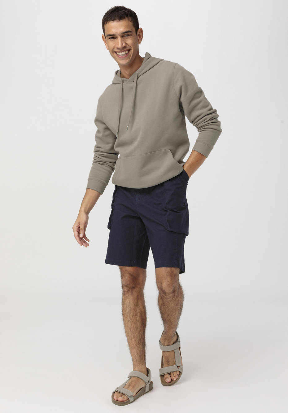 Trekking-Shorts aus Bio-Baumwolle mit Hanf