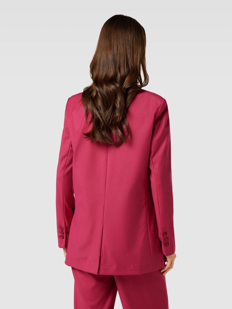 Blazer mit Reverskragen in pink