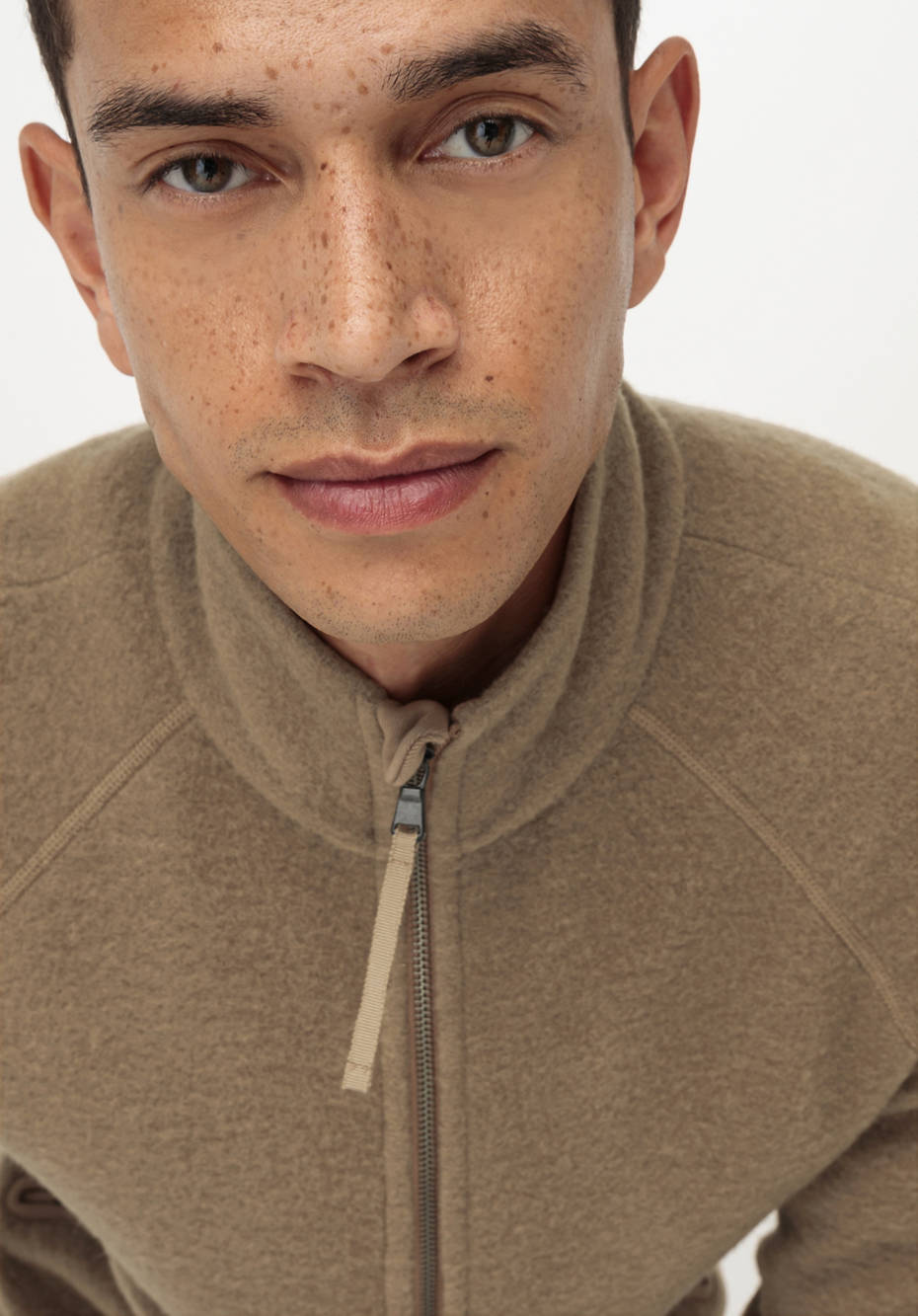 Wollfleece-Jacke aus reiner Bio-Merinowolle