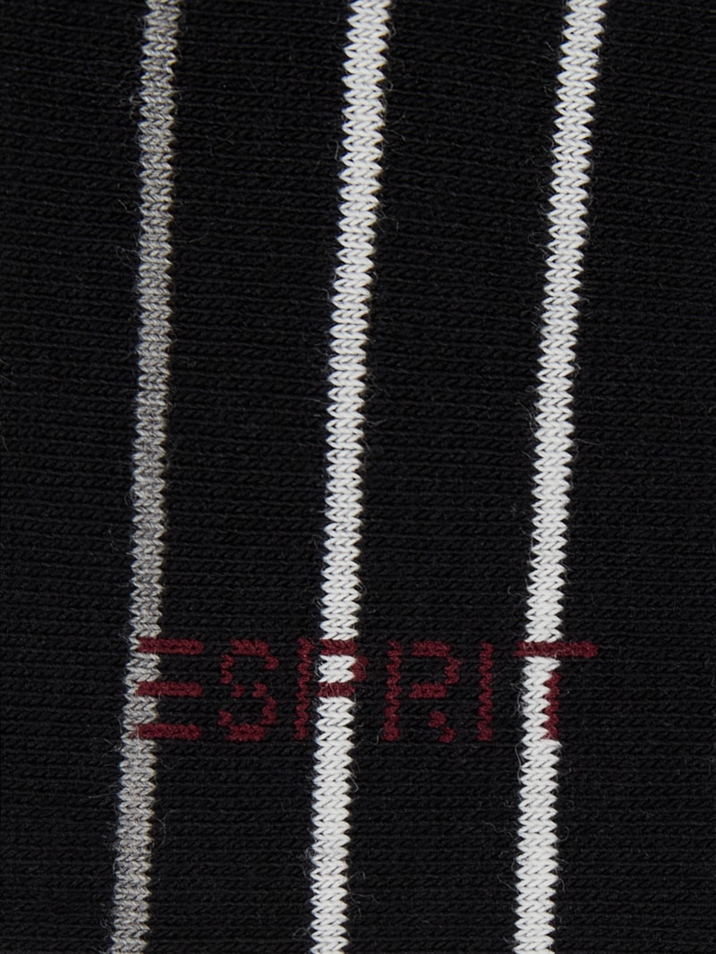 Socken mit Stretch-Anteil im 2er-Pack in schwarz