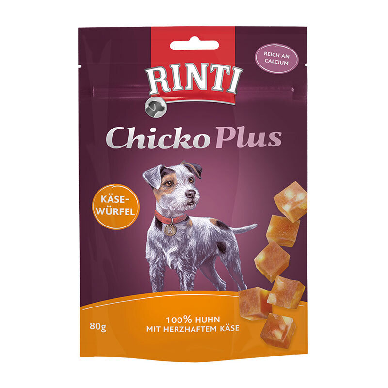 RINTI Snacks RINTI Chicko Plus 12x80g Huhn & Käse