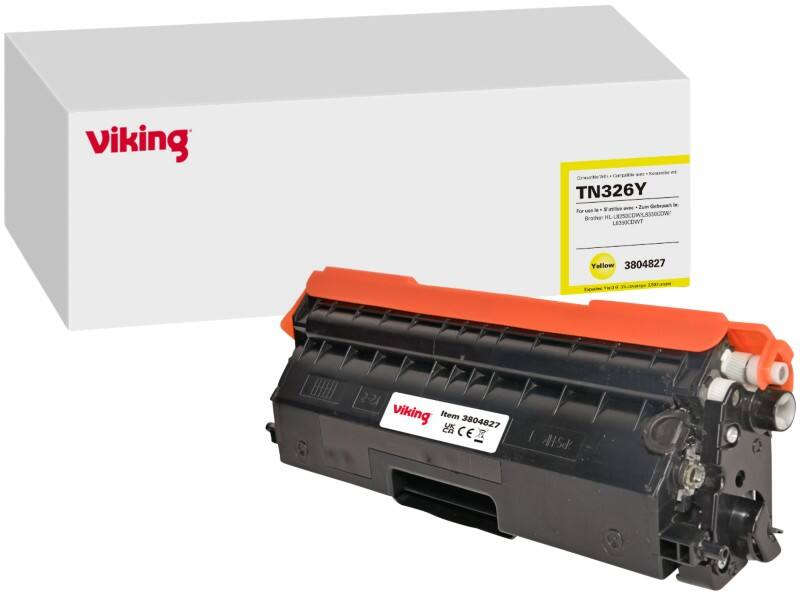 Viking TN-326Y Kompatibel Brother Tonerkartusche Gelb
