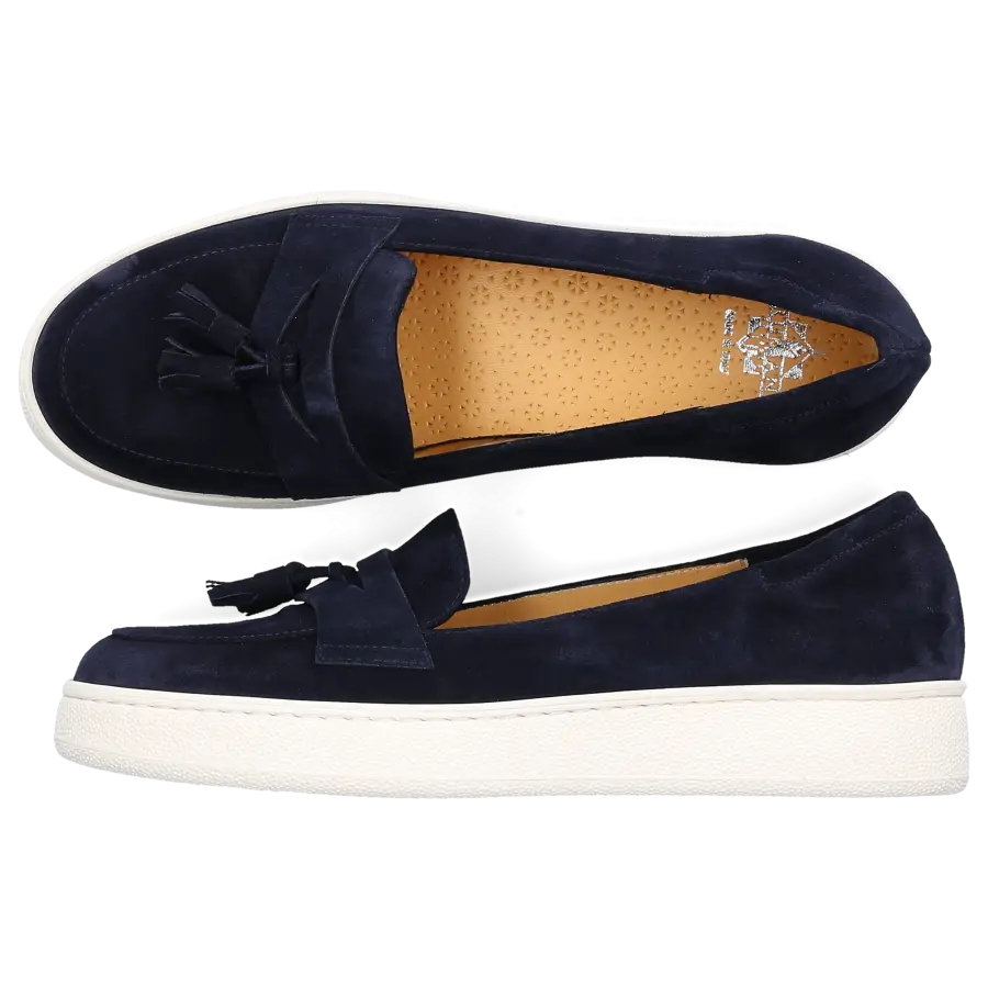 Truman's - Slip Ons 9701 Veloursleder - blau