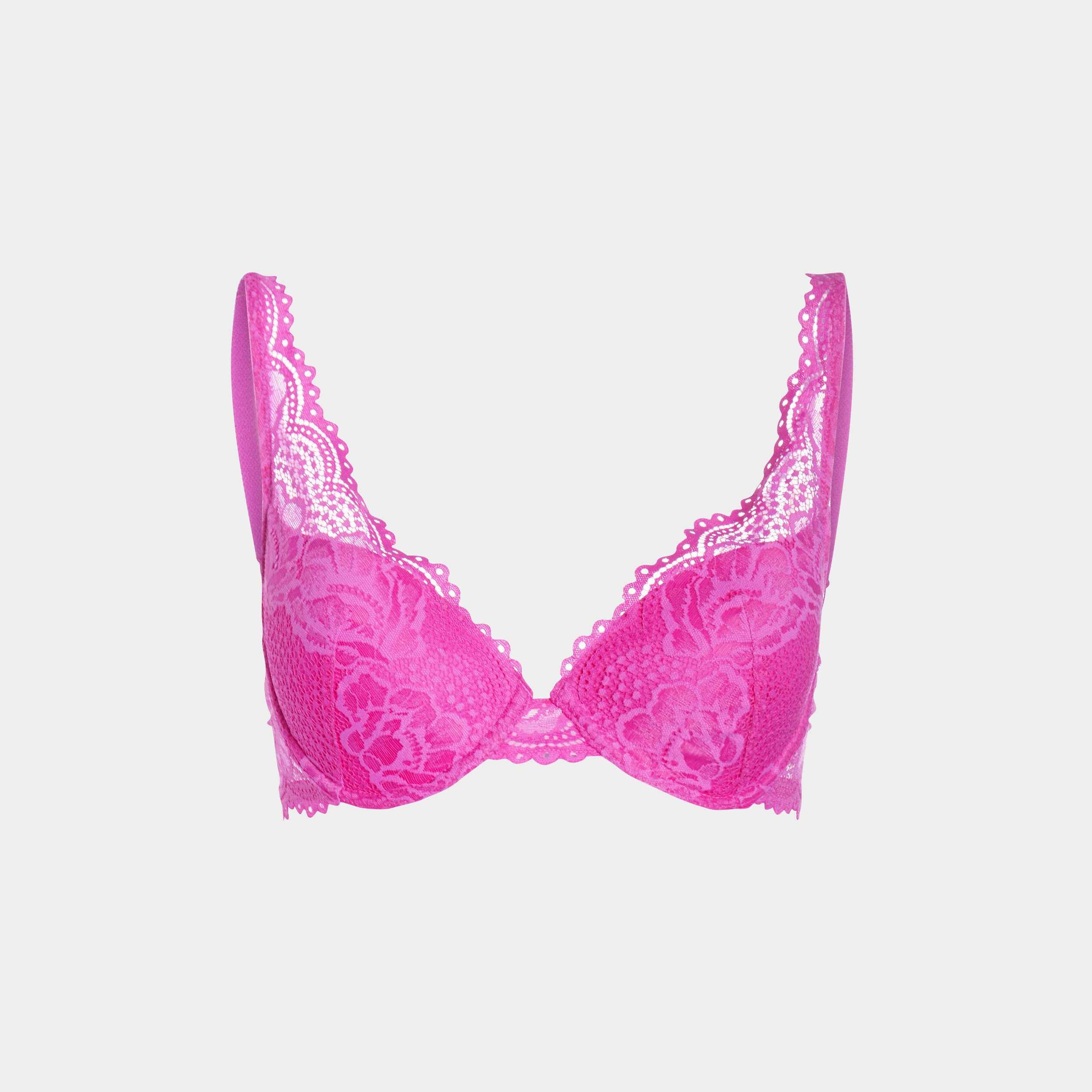 Soutien-gorge foulard paddé rose fushia femme | La Halle