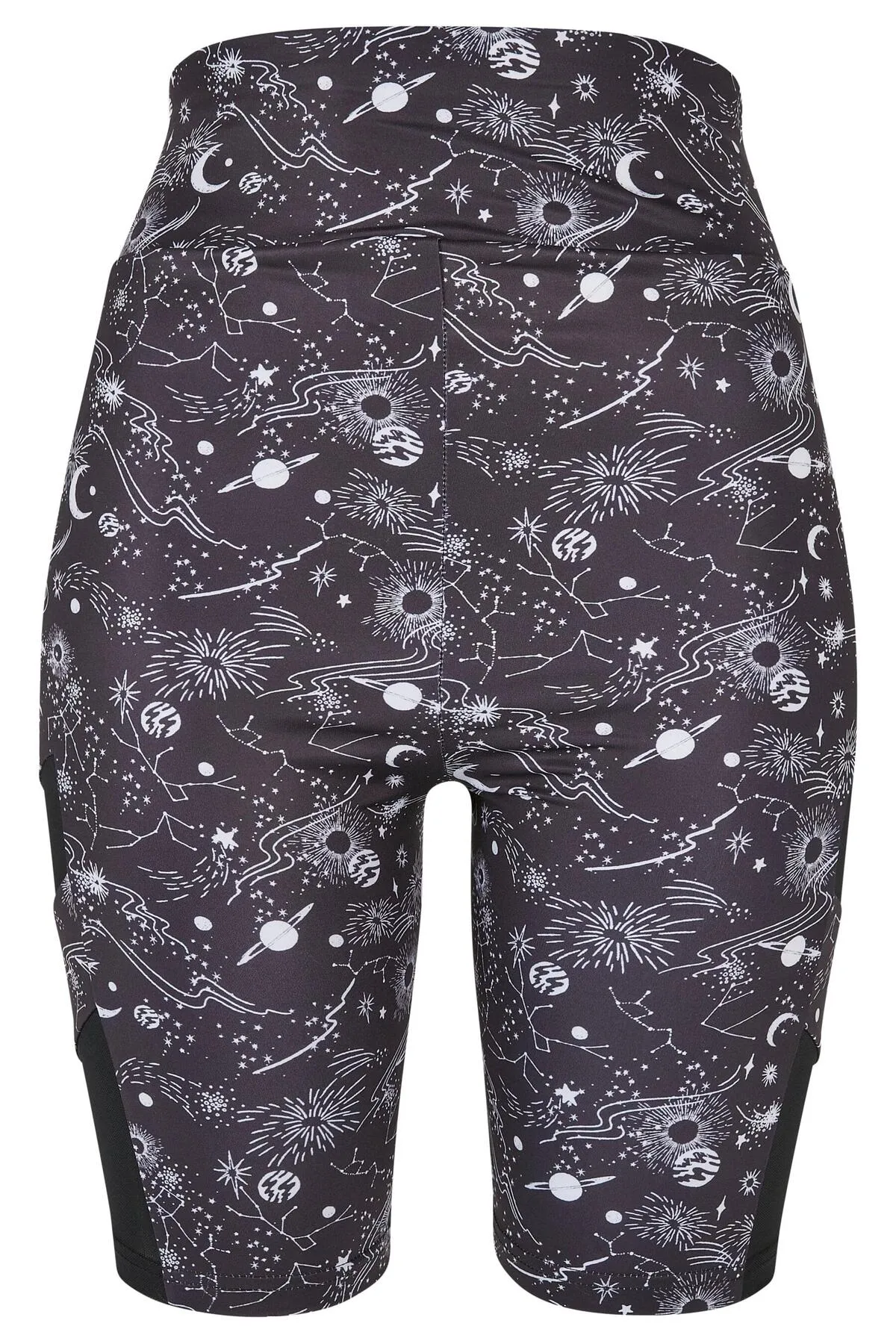 Urban Classics  Damen Ladies High Waist Tech Mesh AOP Cycle Shorts