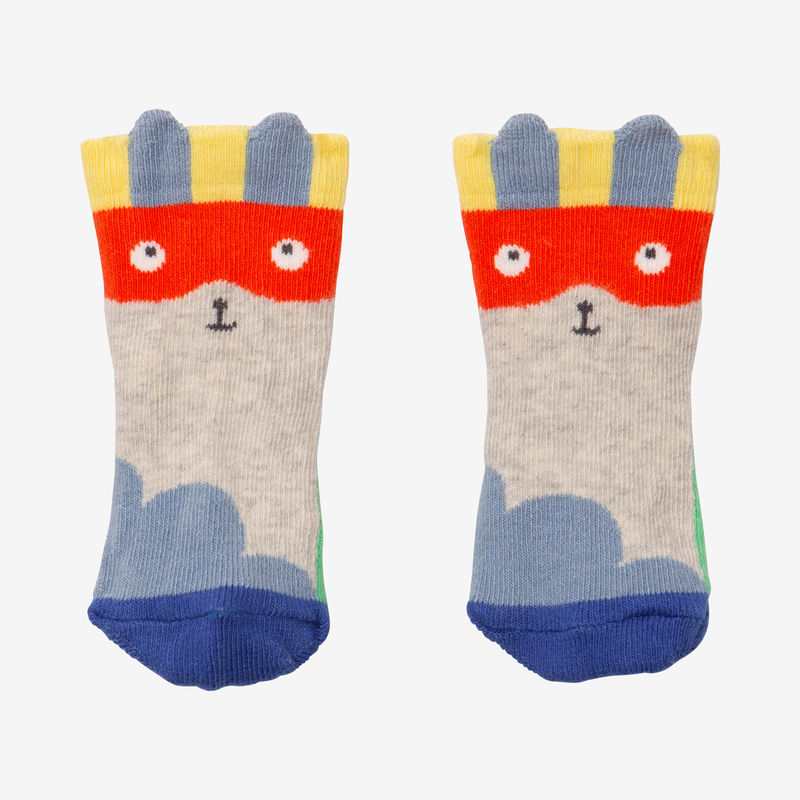 Chaussettes bébé garçon ludiques grises Catimini