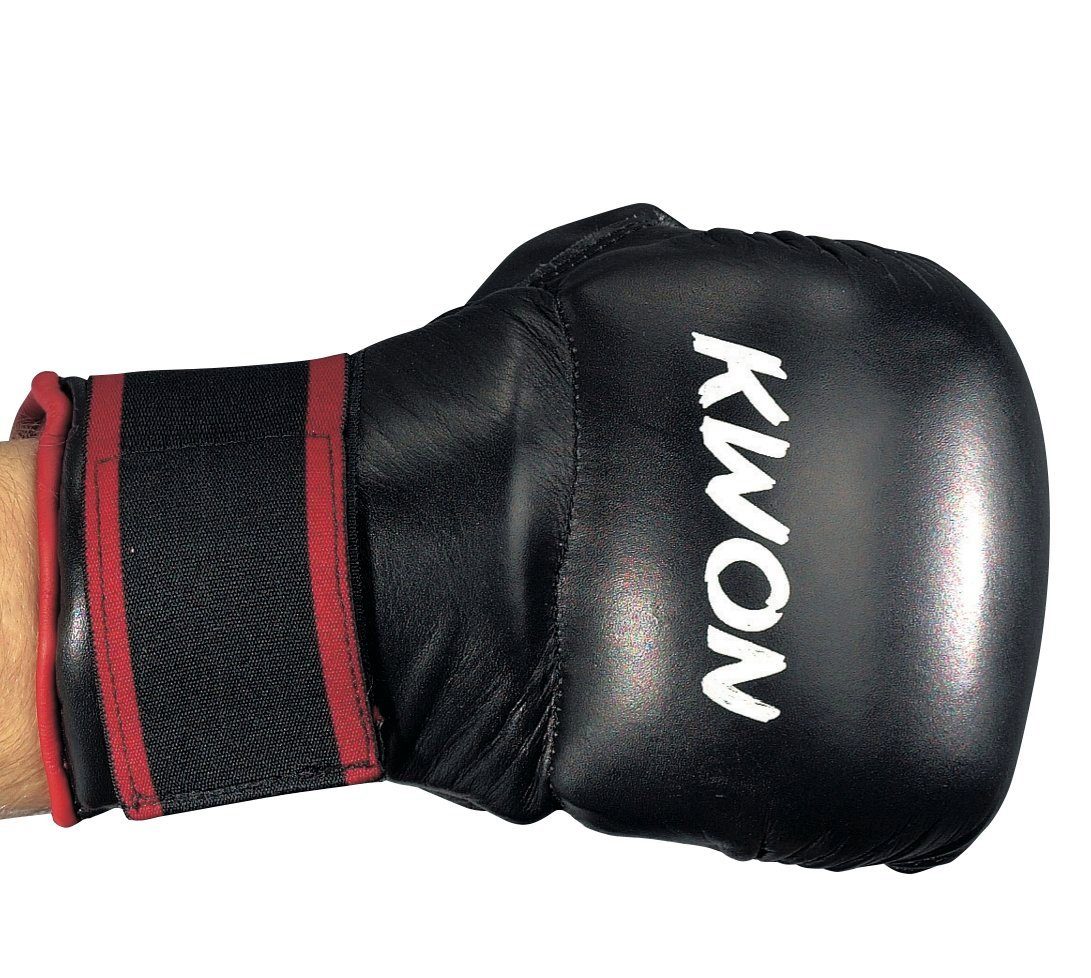 KWON Boxhandschuhe Virtus SV Handschuhe Handschutz Krav Maga Handschützer Leder Faustschutz Selbstverteidigung (Echtes Leder, Klettverschluss), Boxsackhandschuhe, MMA, Sandsackhandschuhe Schlagpolster Kampfsport