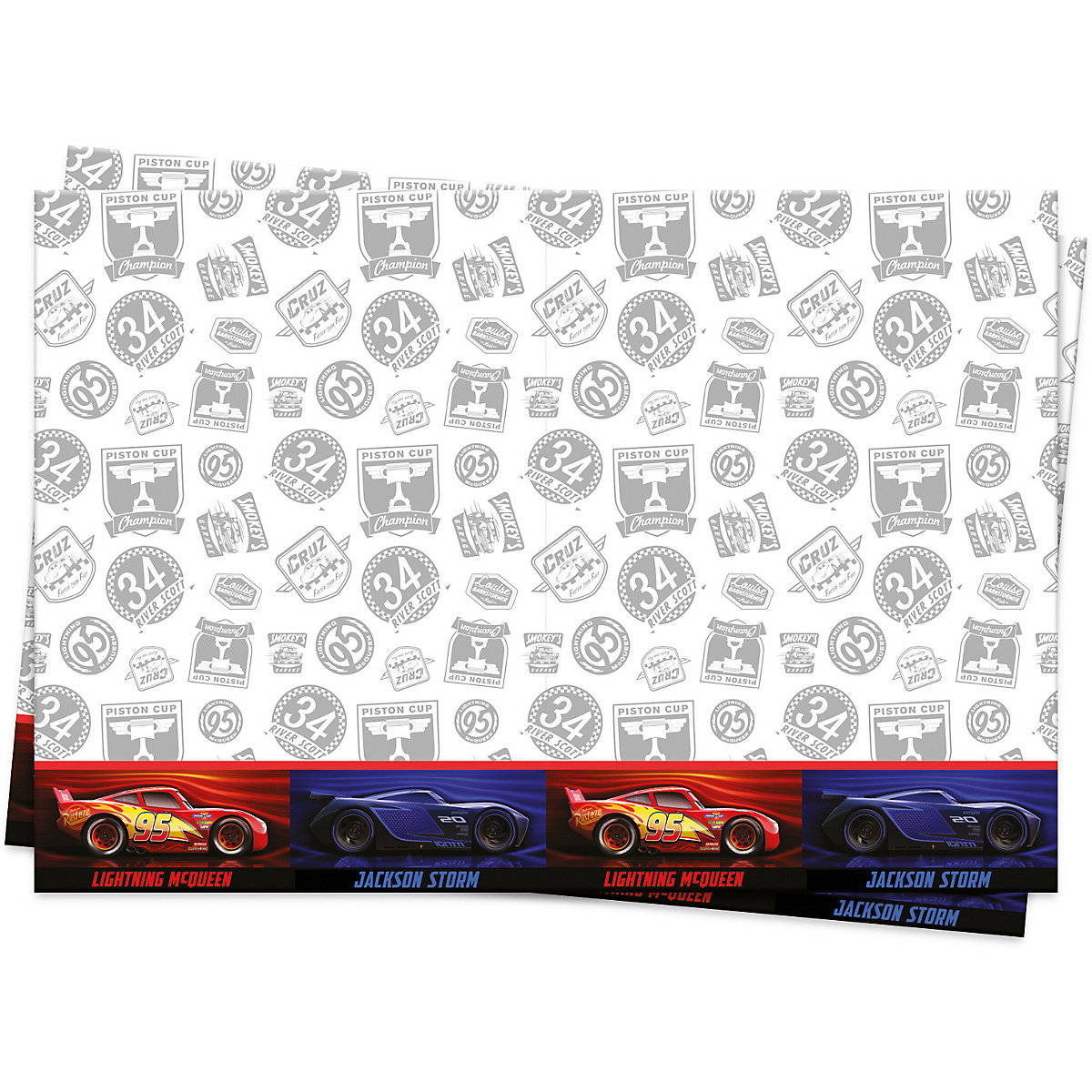 Partyset Cars The Legend of the Track, 56-tlg.