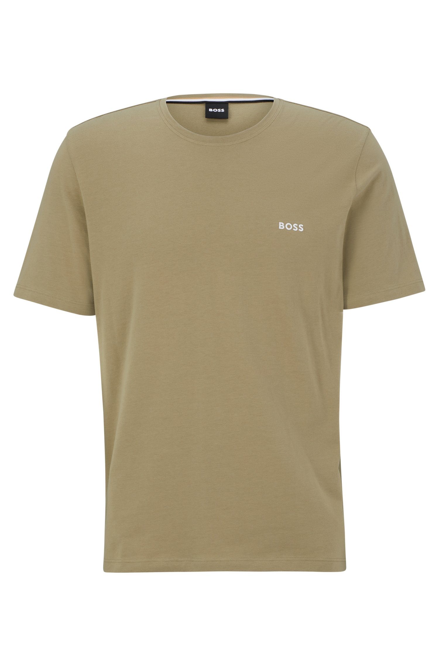 BOSS T-Shirt Mix&Match T-Shirt R Mit BOSS Stickerei auf der Brust
