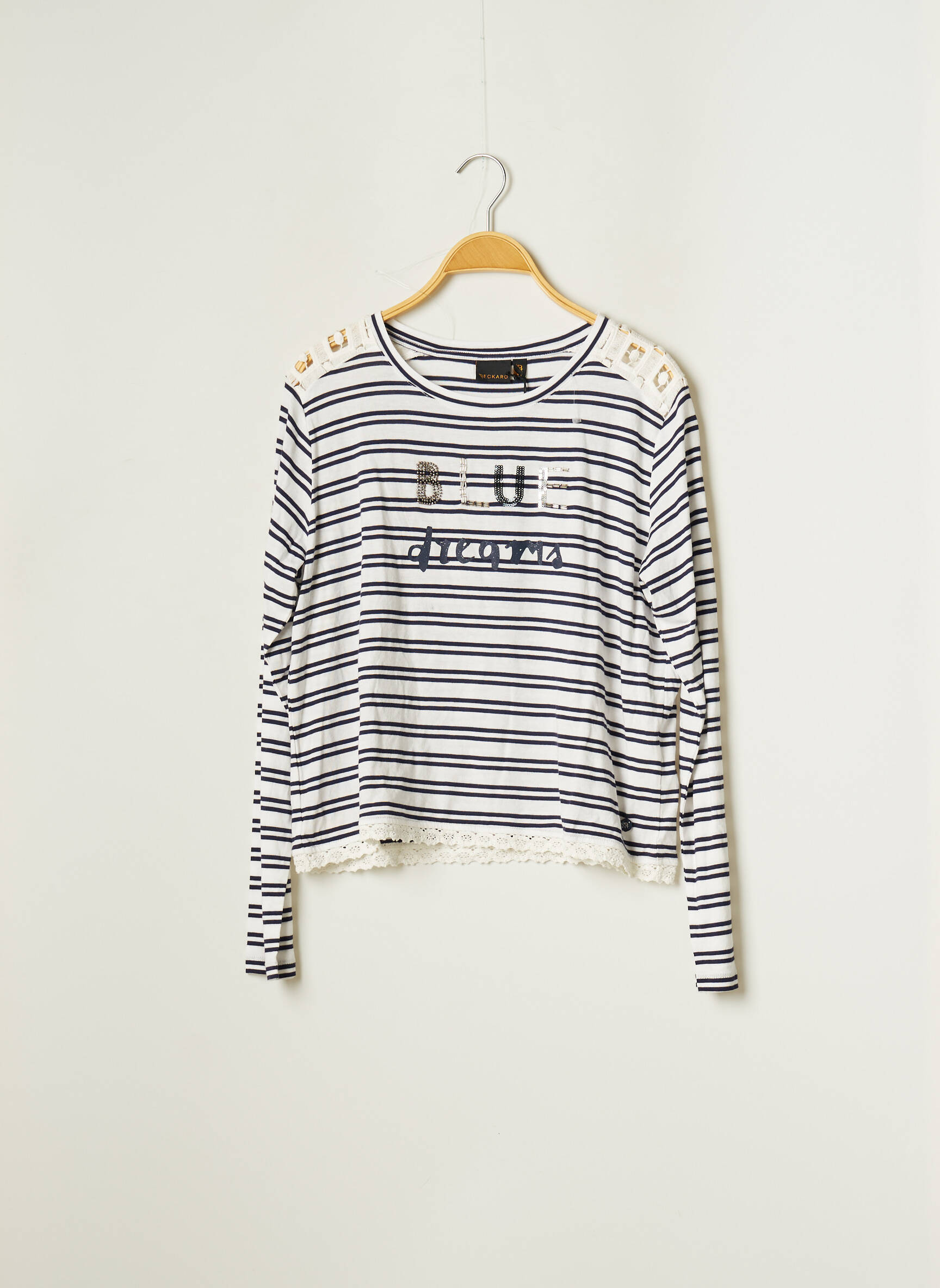Beckaro Tshirts Fille couleur bleu