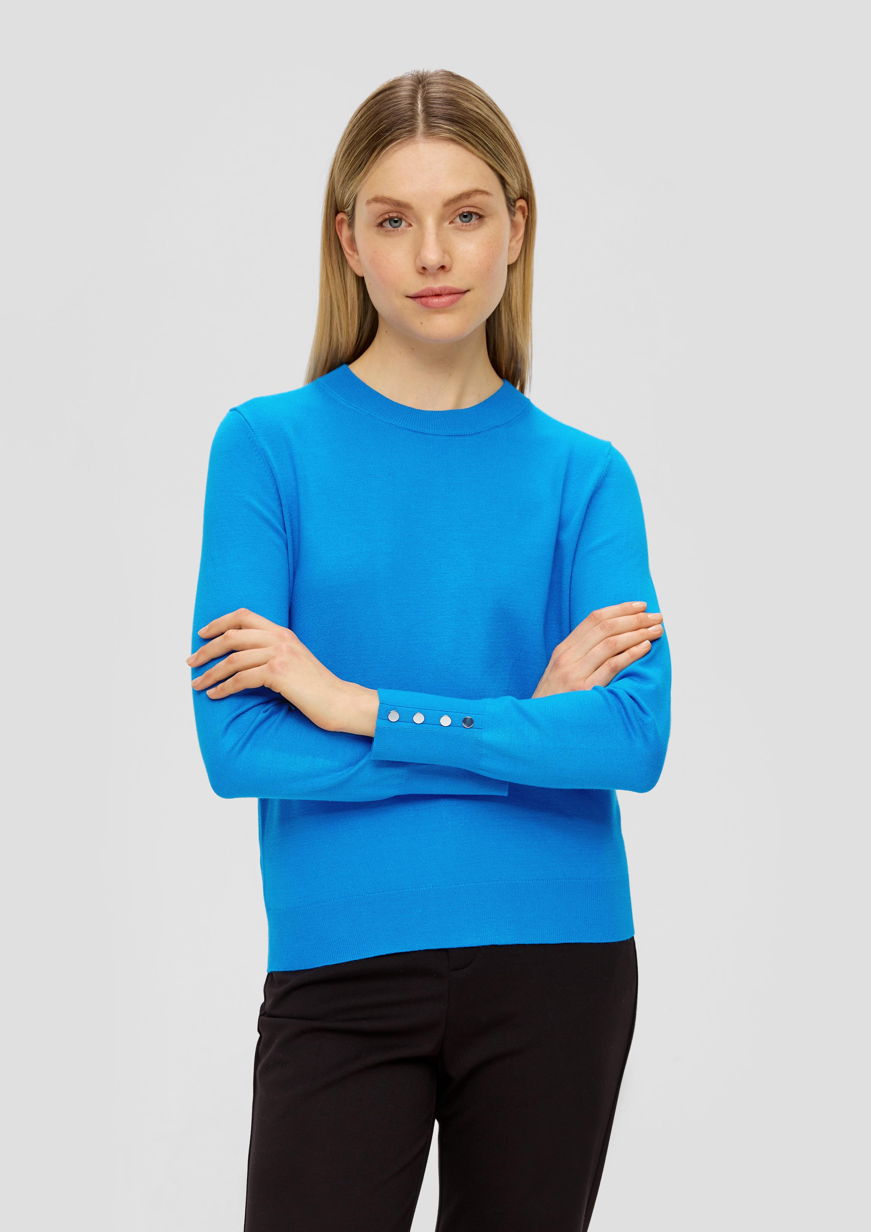 Feinstrickpullover mit Zierknöpfen  2142759-5528
