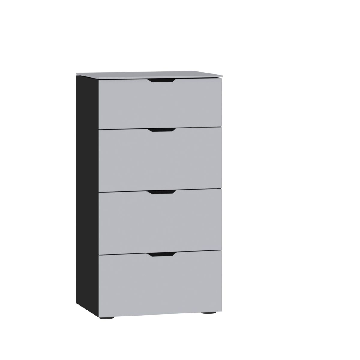 Jutzler Kommode 03 Grau Schwarz