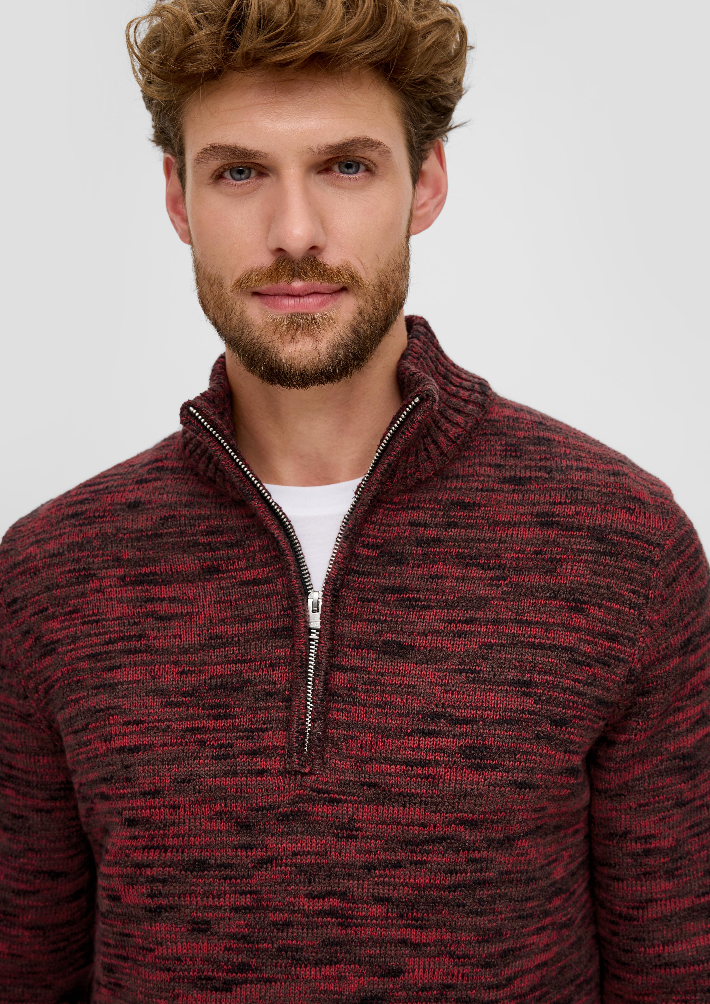 Troyer-Pullover aus Moulinegarn  2134621-49X0