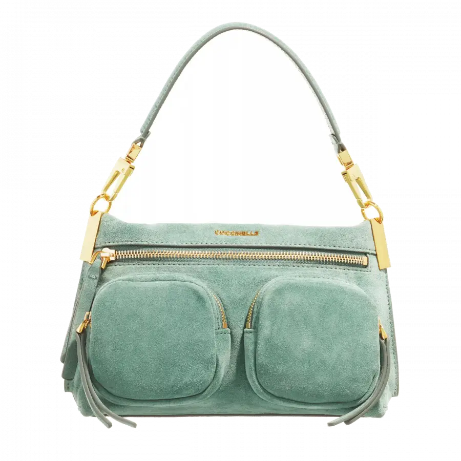 Coccinelle - Coccinelle Handle Bags Leder Dark Green - grün