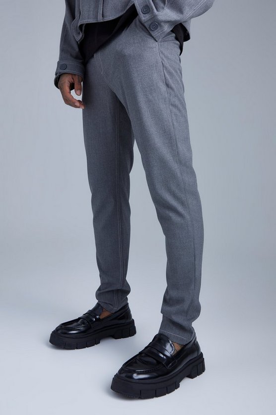 Slim-Fit Hose mit Naht-Detail
