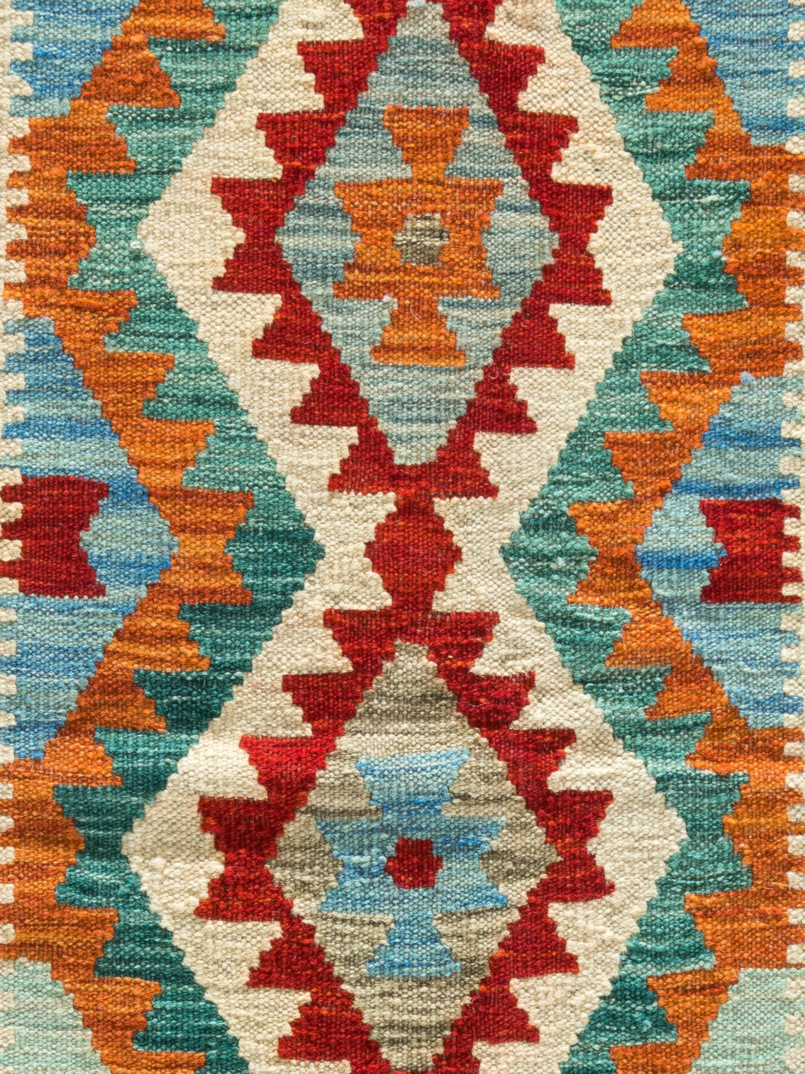 Afghan Kelim ca. 87 x 201 cm, Unikat / Einzelstück