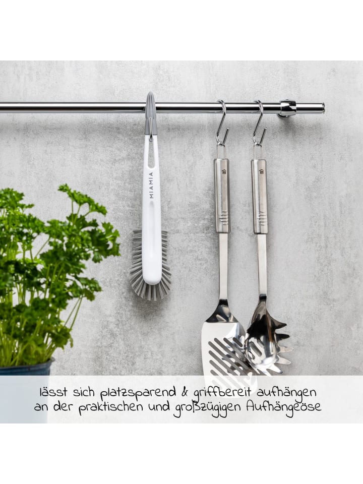 MiaMia Flaschenbürste mit integrierter Saugerbürste - Grau in grau,weiss günstig kaufen onesize