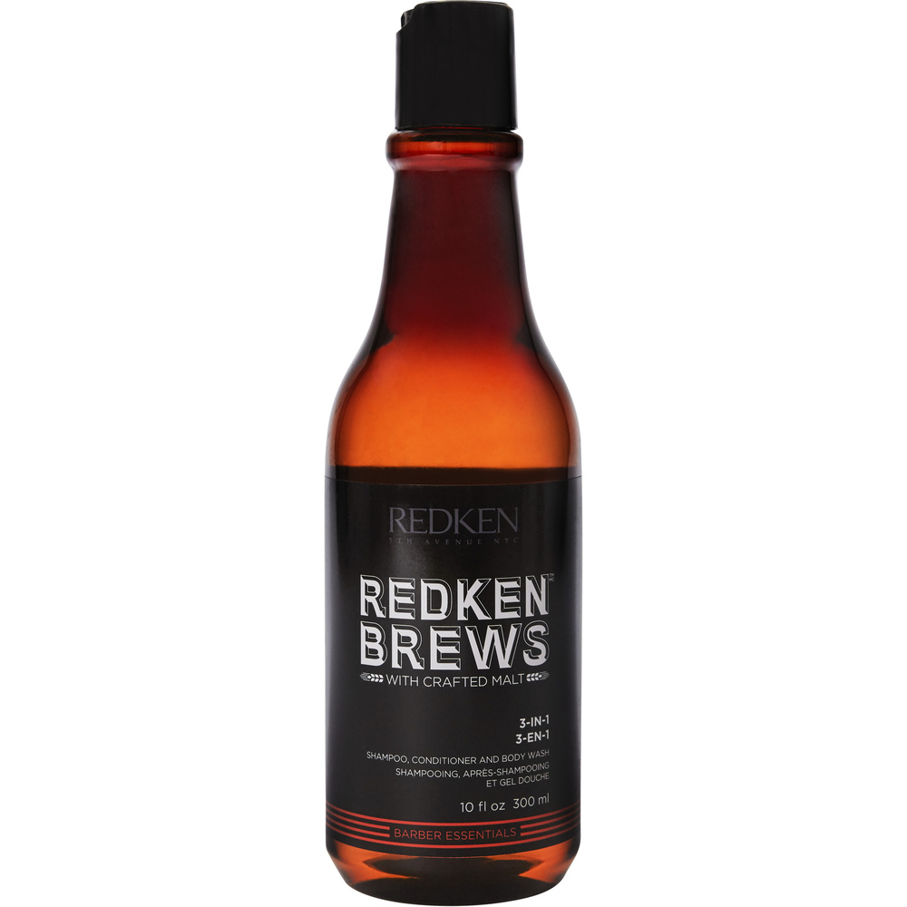 Redken Redken Brews Haircare-Shampoing 3 en 1 Shampoing homme 3-en-1