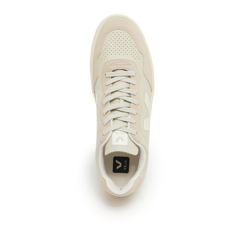 Veja V-90 Leather pierre white