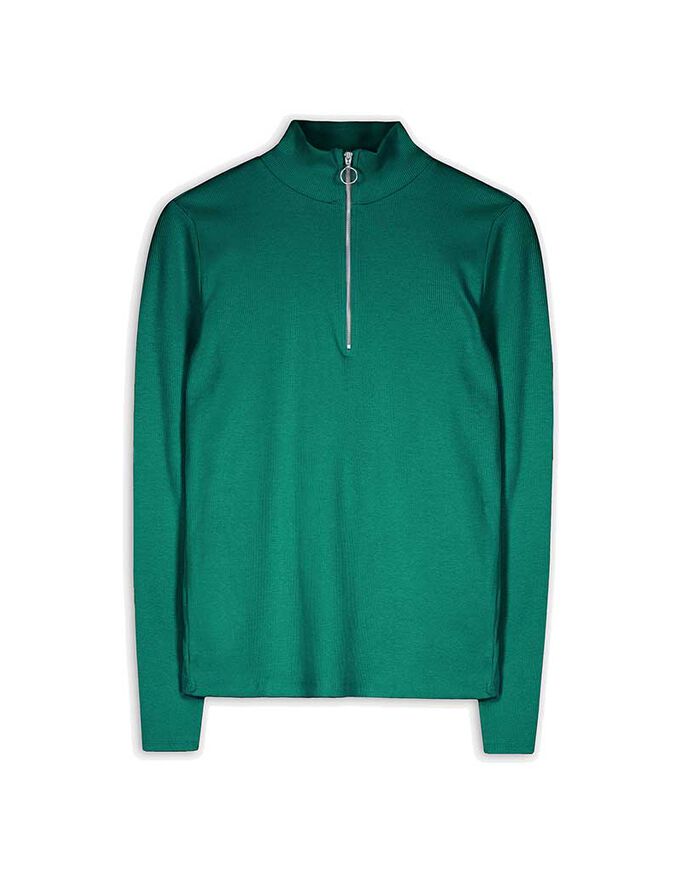 Langarmshirt - Reißverschluss