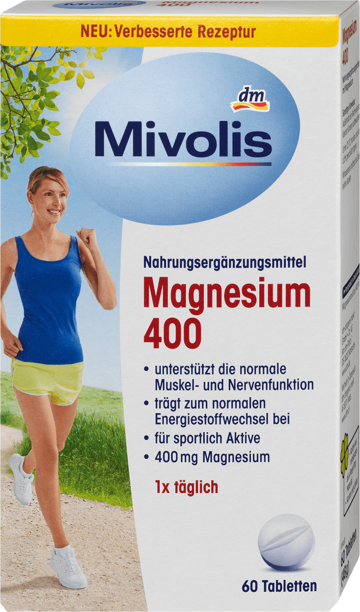 Magnesium 400 Tabletten 60 St, 60 St