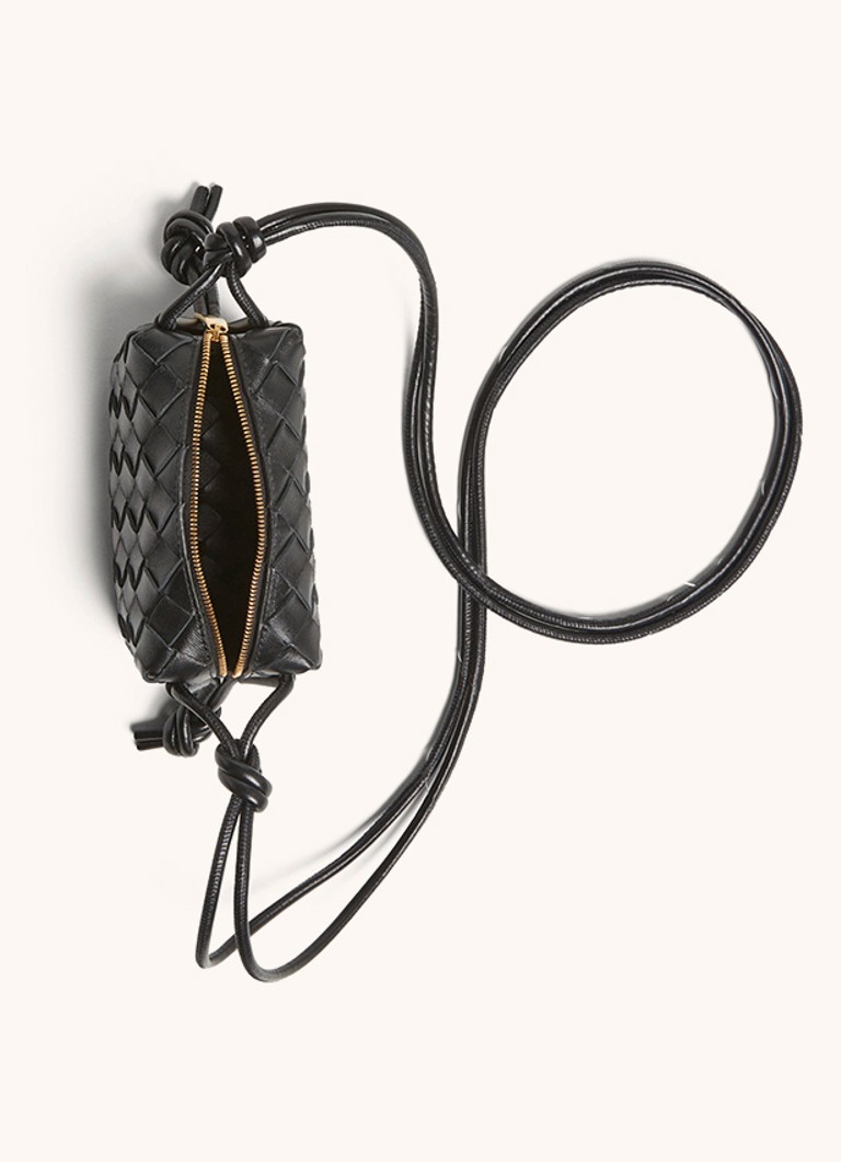 Bottega Veneta Candy Loop Mini kabelka přes rameno z jehněčí kůže