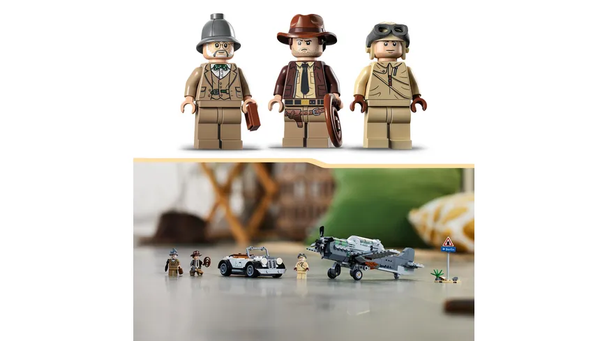 LEGO Indiana Jones 77012 Flucht vor dem Jagdflugzeug