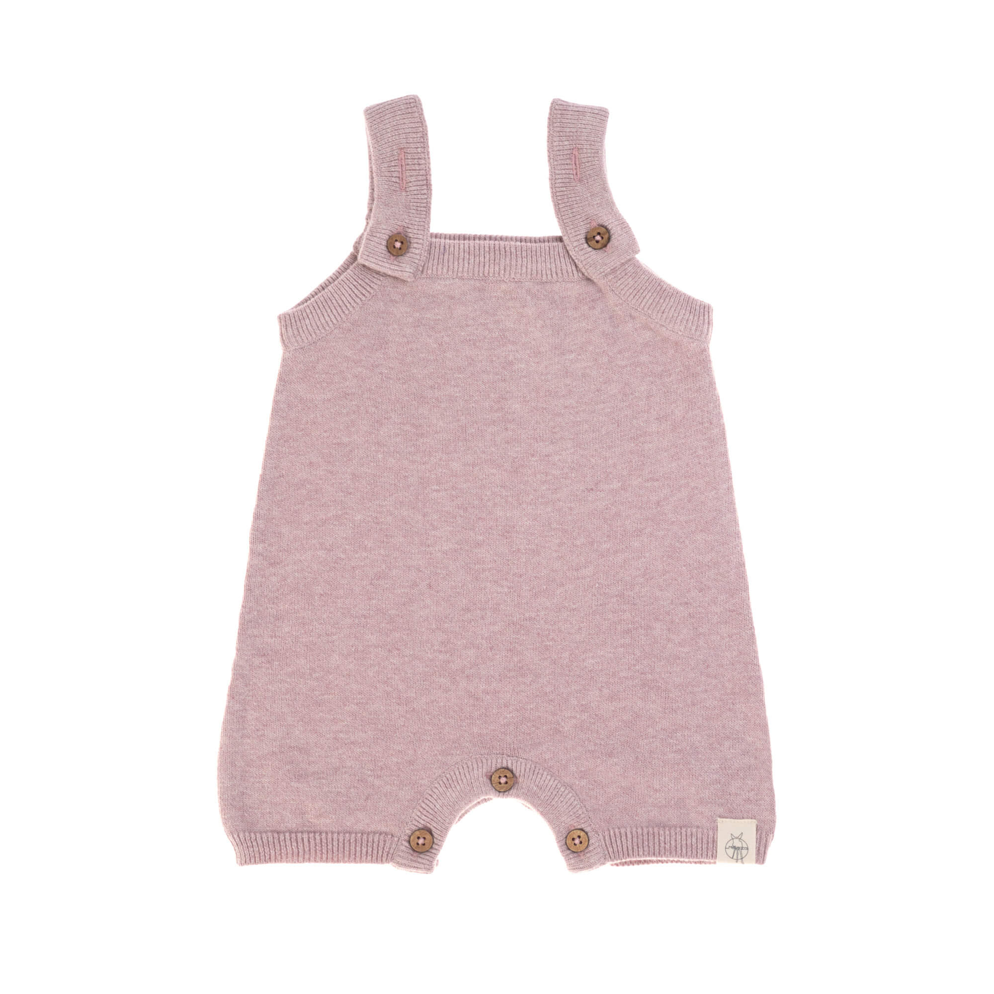 Baby Strampler - gestrickter Jumpsuit, Rosa