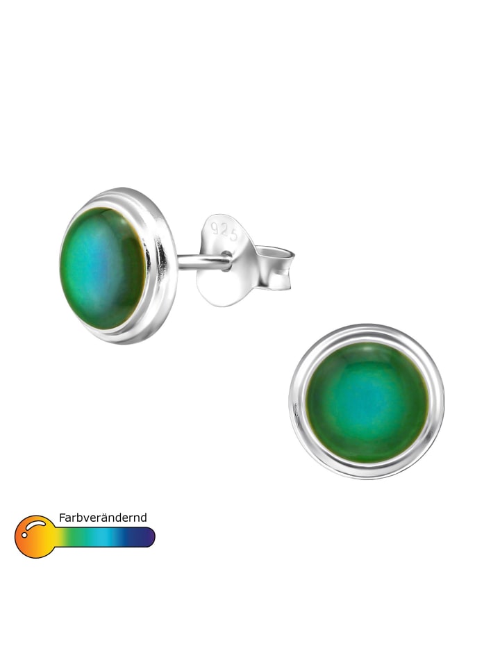 Alexander York Ohrstecker GEO-DESIGN farbverändernd in 925 Sterling Silber, 2-tlg. günstig kaufen onesize
