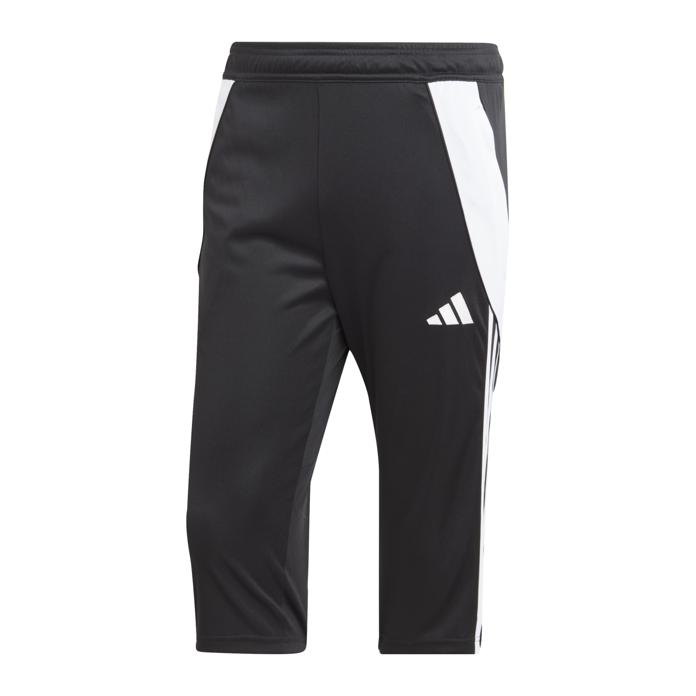 adidas Tiro 24 3/4 Trainingshose Schwarz Weiss