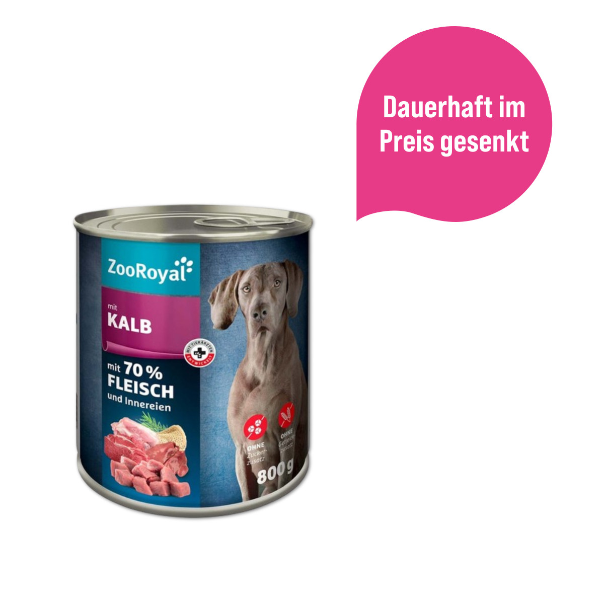 ZooRoyal Hunde-Nassfutter mit Kalb günstig kaufen