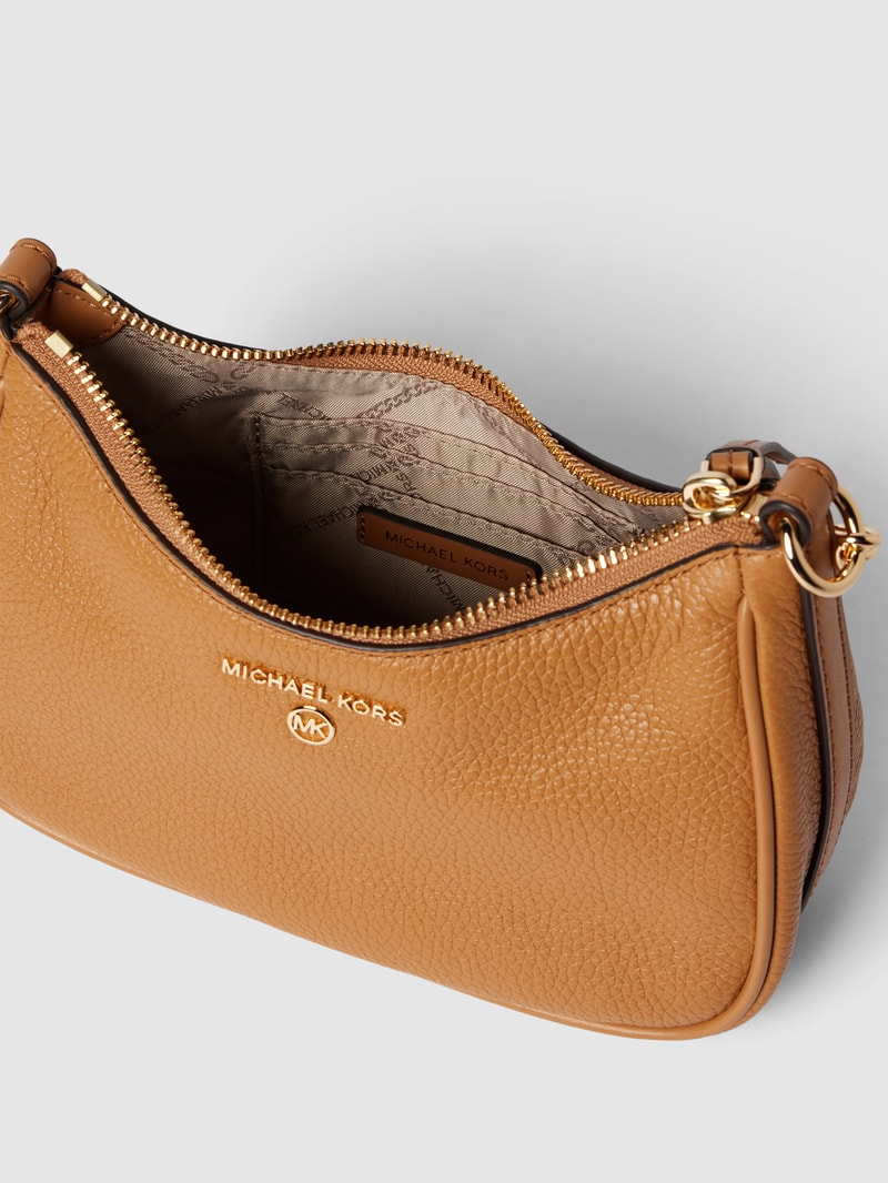 Saddle Bag mit Logo-Detail Modell 'JET SET CHARM' in camel