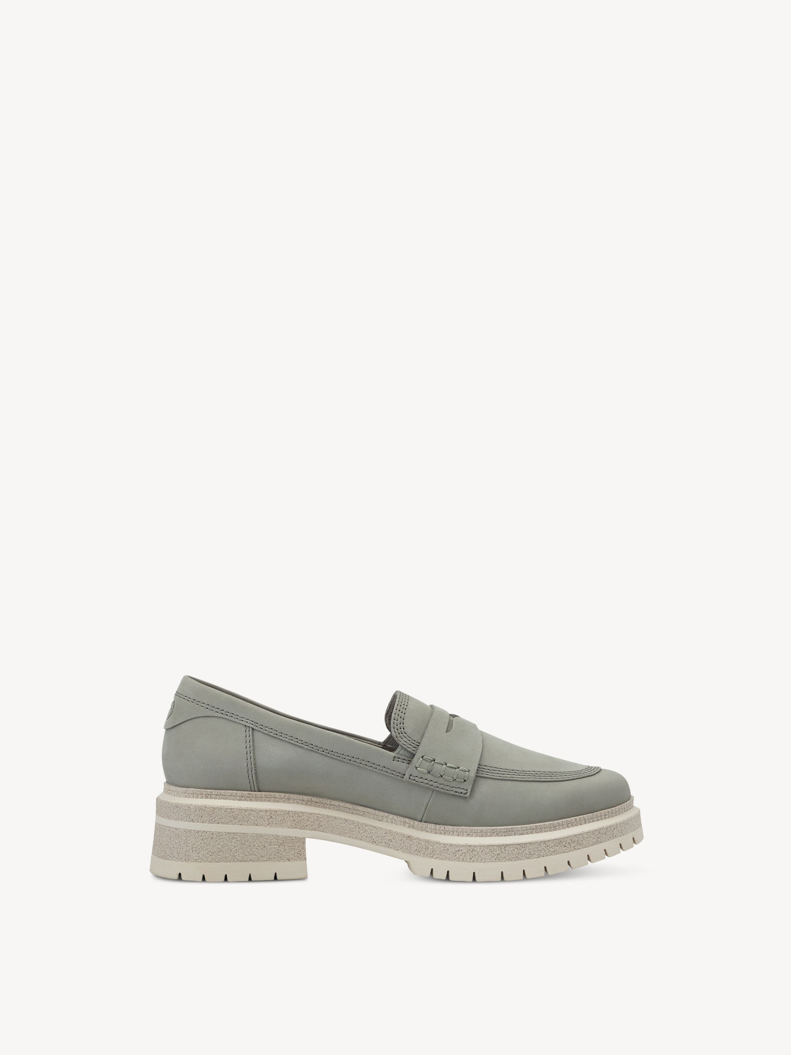 Slipper en cuir - vert