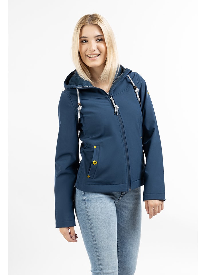 Schmuddelwedda Softshelljacke in Dunkelblau günstig kaufen