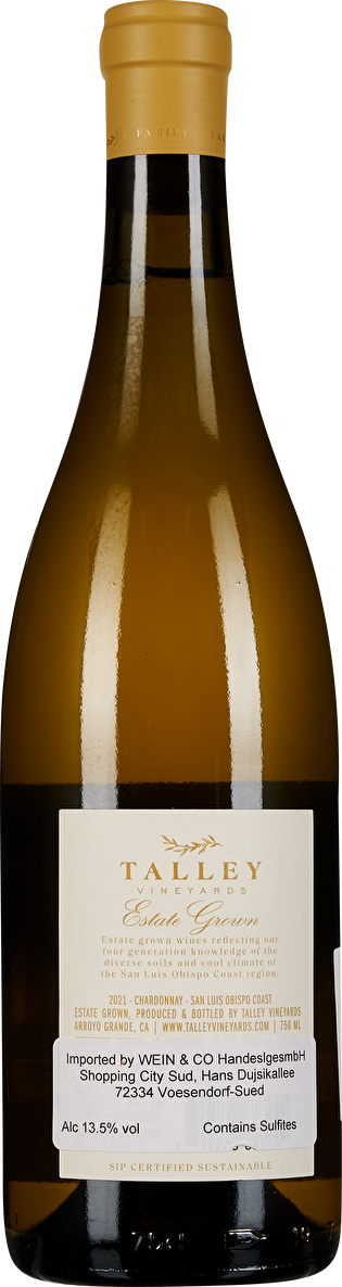 Talley Vineyards Estate Chardonnay San Luis Obispo Coast 2021