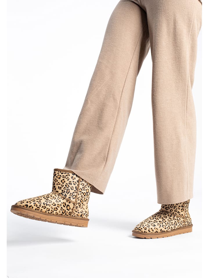 NICEBAY Leder-Winterboots 