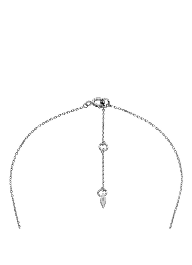 Collana Fossil in argento sterling JFS00632040