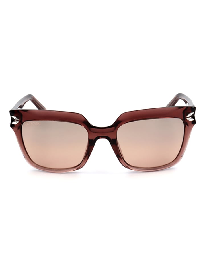 Swarovski Damen-Sonnenbrille in Braun/ Rosa günstig kaufen 51