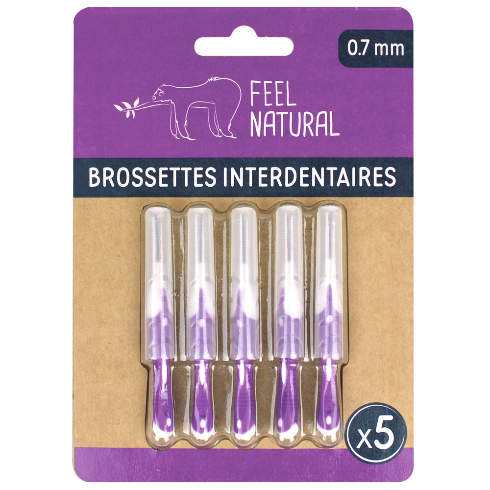 feel natural Lot de 5 brossettes interdentaires Accessoire Bucco-dentaire