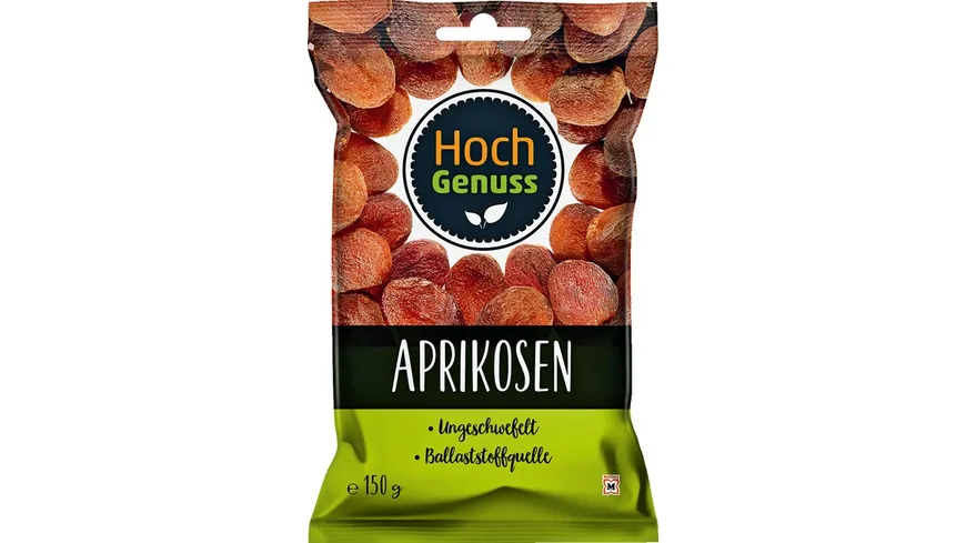 Hochgenuss Aprikosen ungeschwefelt 150 g